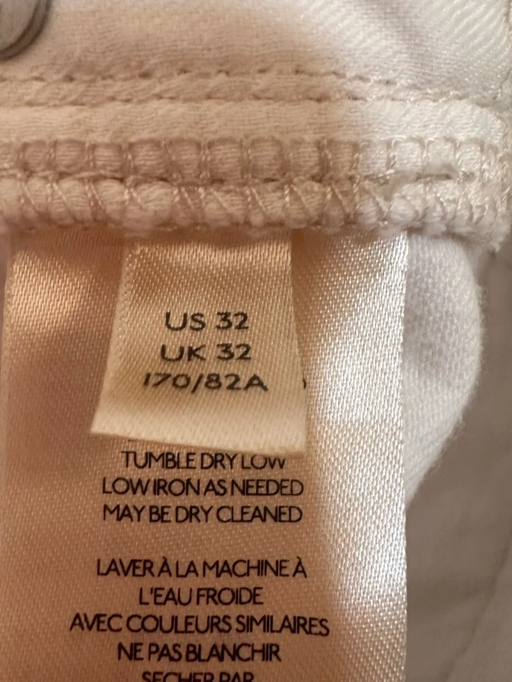 Anthropologie PILCRO Distressed white jeans size 32 (¥¥) - Picture 12 of 12